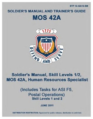 Read Online Soldier Training Publication STP 12-42A12-SM Soldier's Manual and Trainer's Guide MOS 42A Skill Levels 1/2, Human Resource Specialist June 2011 US Army - U.S. Department of the Army file in PDF