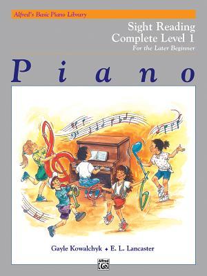 Download Alfred's Basic Piano Library Sight Reading Book Complete, Bk 1: For the Later Beginner - Gayle Kowalchyk file in PDF