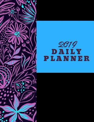 Download 2019 Daily Planner: 12 Month Planner & Personal Organizer with Black Cover and Purple Flower - Jane April file in ePub