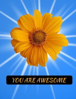 Read You Are Awesome Sunflower Notebook Journal 150 College Ruled Pages 8.5 X 11 -  | PDF