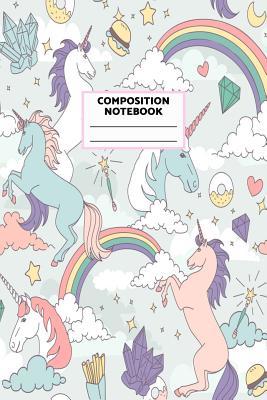 Read Online Composition Notebook: Unicorn Journal for Girls, Teen and Women Cute Matte Cover Design with Blank Lined Interior College Ruled (Great as Party Favors, Gifts, Diary, Journal, School Notebook) - Jade Publishing file in PDF