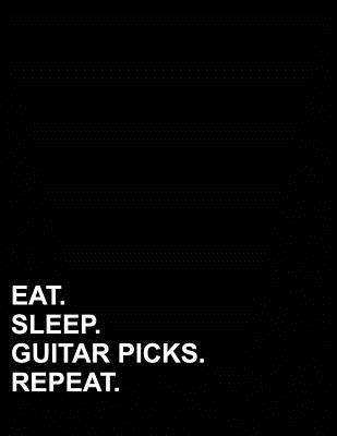 Download Eat Sleep Guitar Picks Repeat: Graph Paper Notebook: 1 cm Squares, Blank Graphing Paper with Borders -  file in PDF