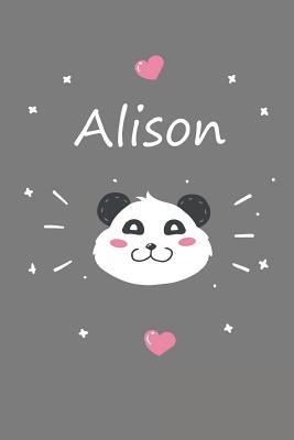 Read Alison: A cute personalized panda notebook/ diary for girls and women, with 100 lined pages in 6x9 inch format. Personal Diary Personalized Journal Customized Journal -  file in ePub